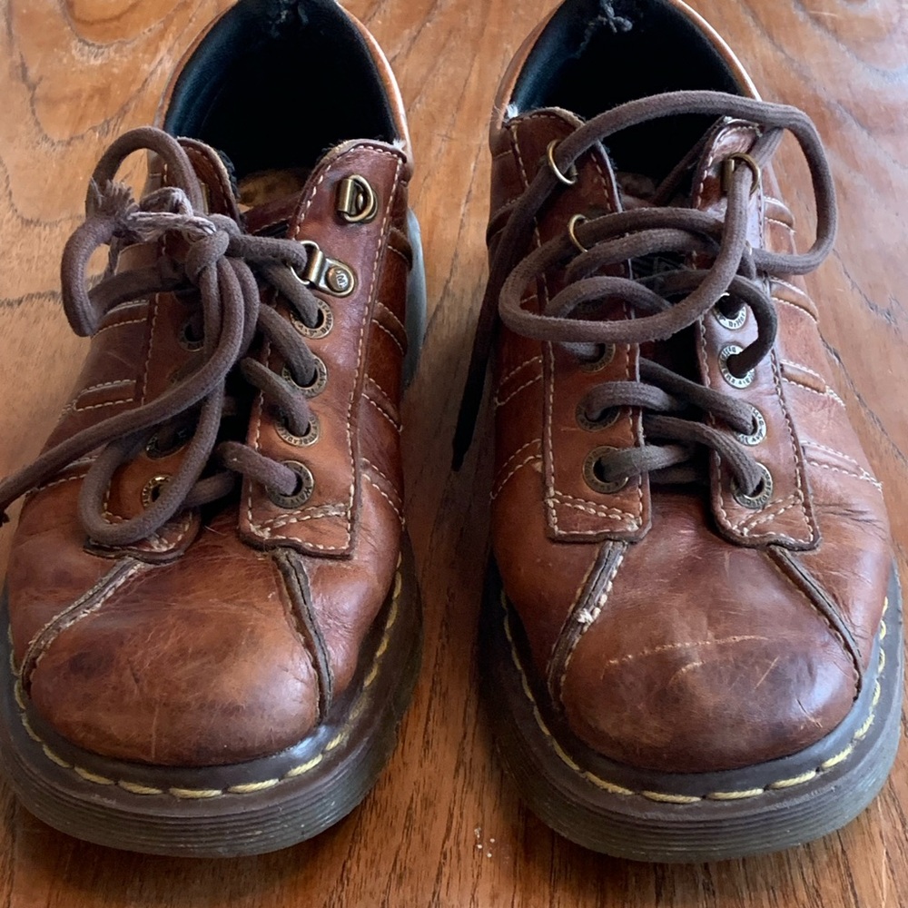 Dr Martens size 7 Men's Brown Leather Shoes